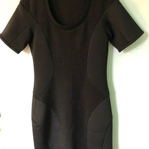 W118 stretchy textured dress